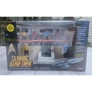 Classic Star Trek Bridge Collector Figure Set 1993 Limited Numbered Edition 6090